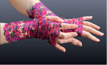 Lace WRISTEES® - Cerise confetti - 23cm