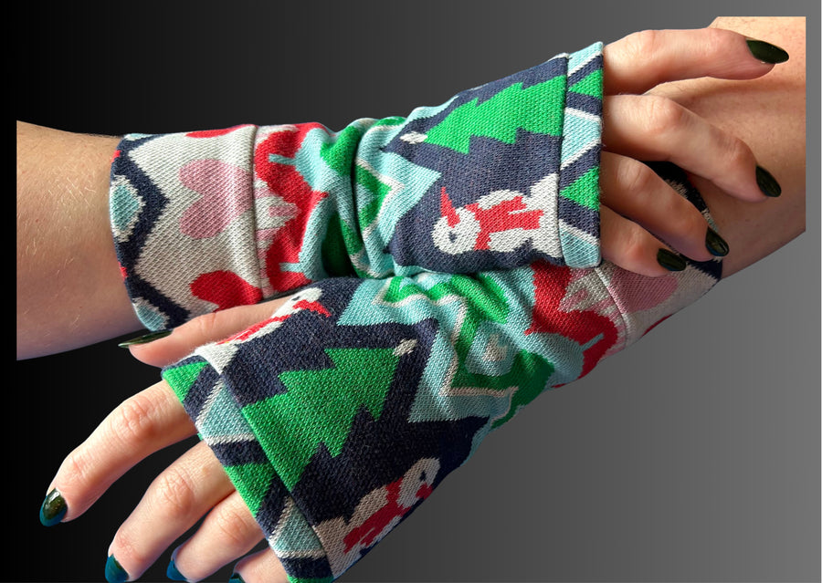 Organic cotton Wristees-Xmas