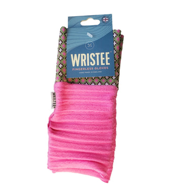 2tone wristees - Organic cotton/pink pleat