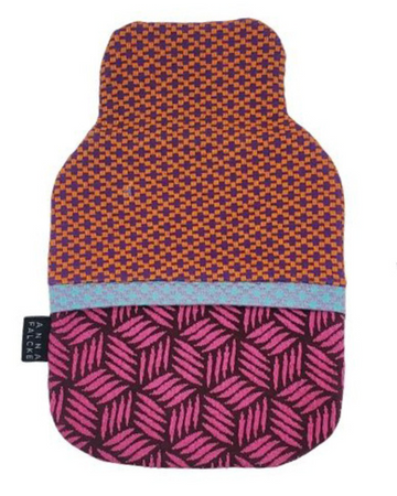 Orange Waffle Organic Cotton Hot Water Bottle