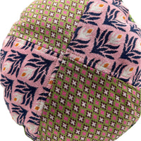 Beret- Patchwork- vintage green
