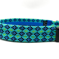 Vintage blues Design - Luxury Dog Lead set