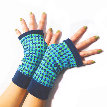 Organic cotton Wristees - Vintage Blues