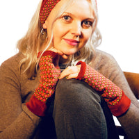 Organic cotton Wristees - Vintage Rusts