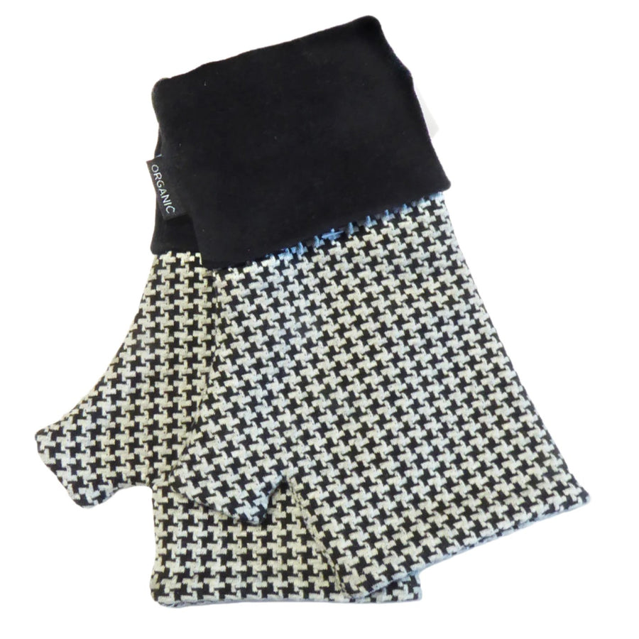 Organic cotton Tote bag -  Black dogtooth