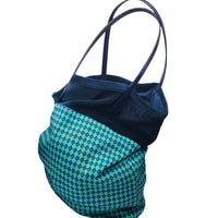 Organic cotton Tote bag - Blue vintage