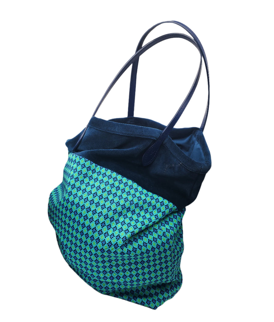 Organic cotton Tote bag - Blue vintage