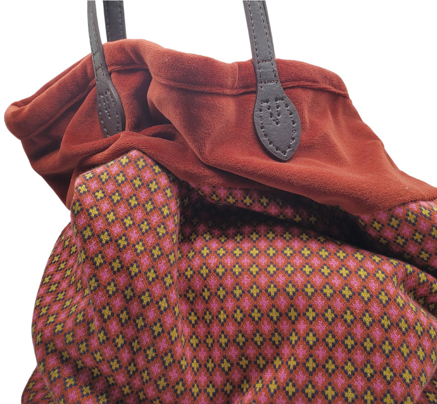 Organic cotton Tote bag - Rust vintage