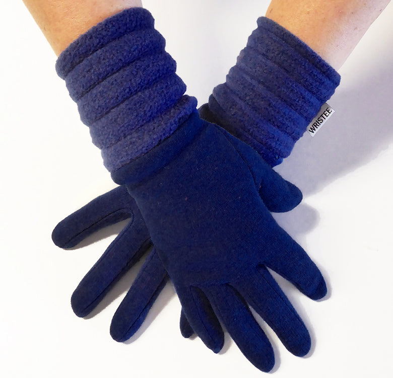 Wristee glove -Navy blue