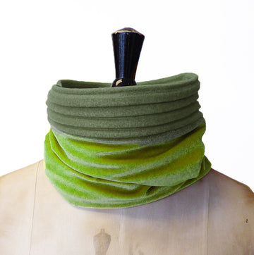 Velvet snood - Lime