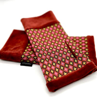 Organic cotton Wristees - Vintage Rusts
