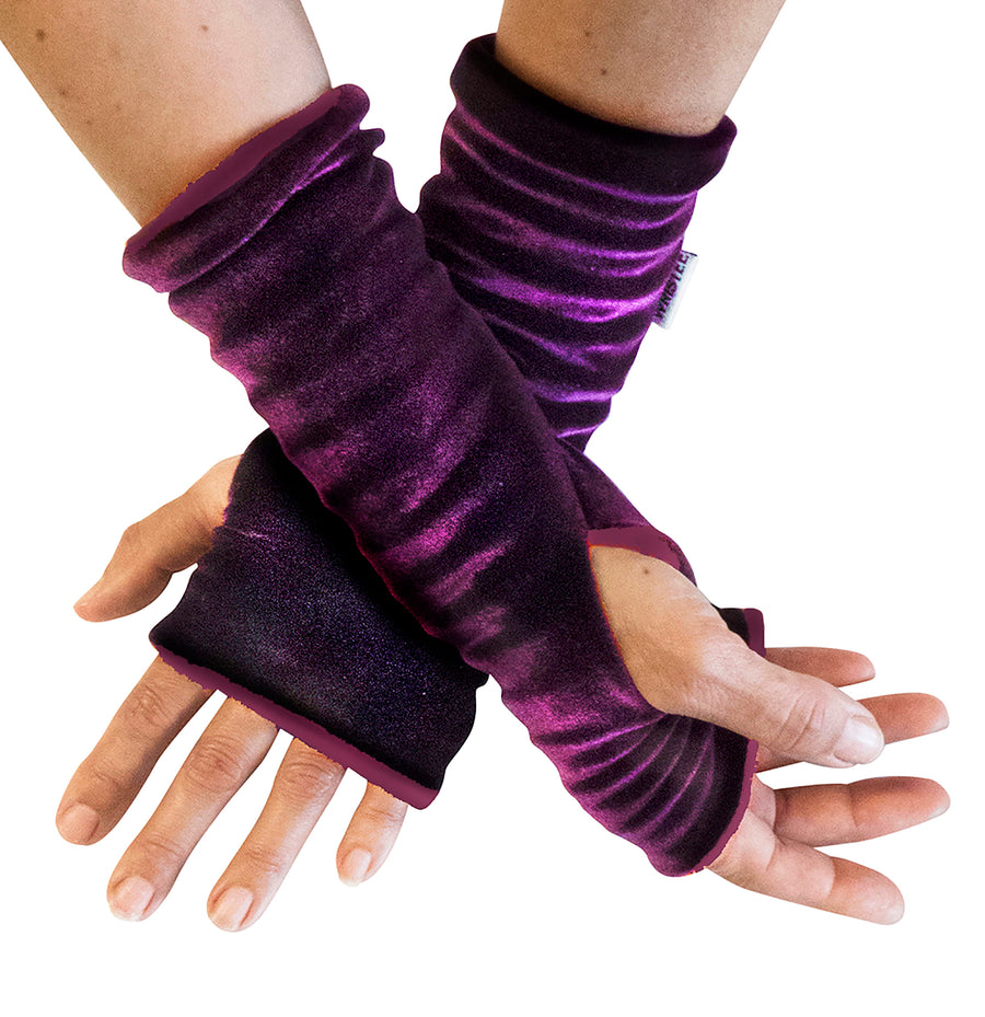 Sumptuous velvet- Luxury Dog Lead set - purple