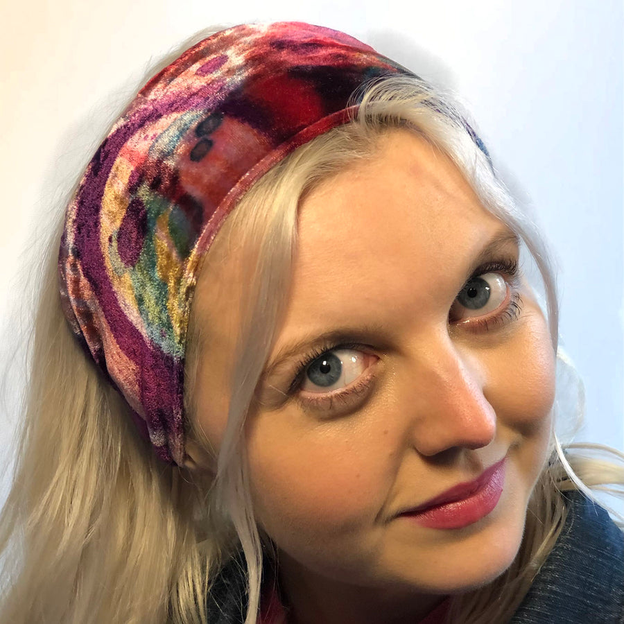 Silk Velvet Headband - mixed colours