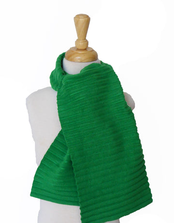 Children's Plain scarf - Emerald green
