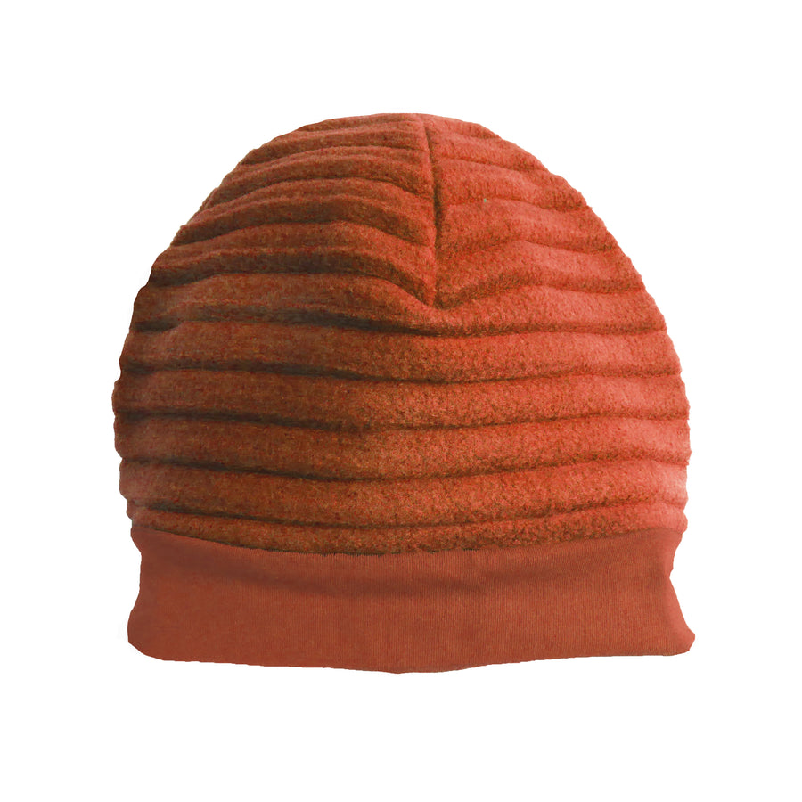 Lined Beanie - RUST