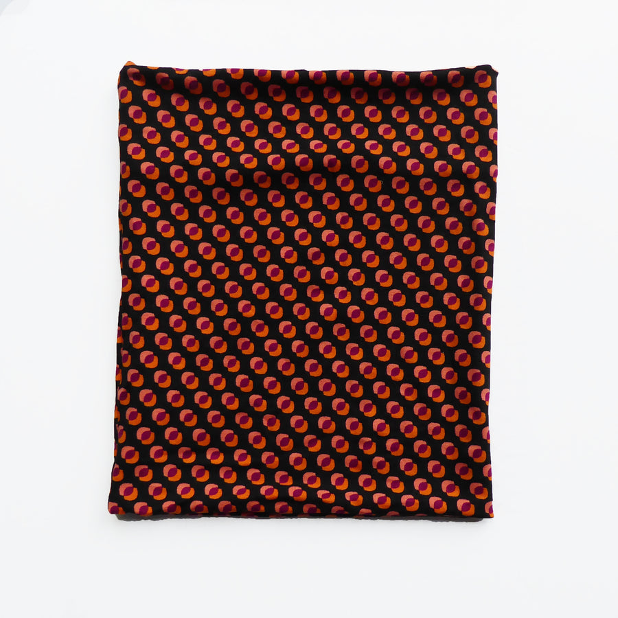 Snood - Black coffebean design