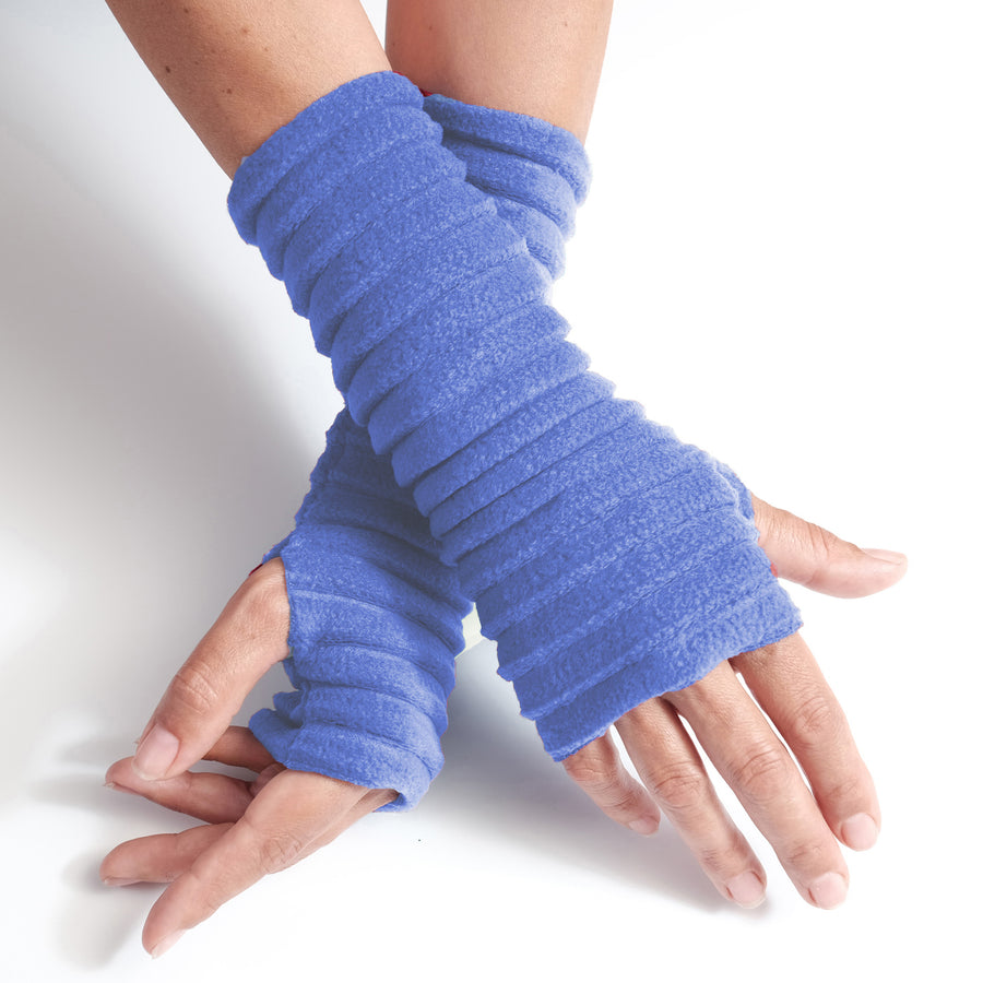 Wristees® Fingerless Gloves - Sky Blue