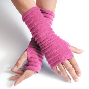 Wristees® fleece fingerless gloves –