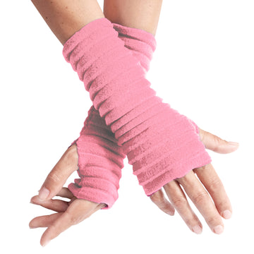 Wristees® Fingerless Gloves - Baby pink