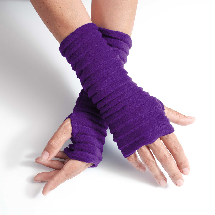 Wristees® Fingerless Gloves - Purple
