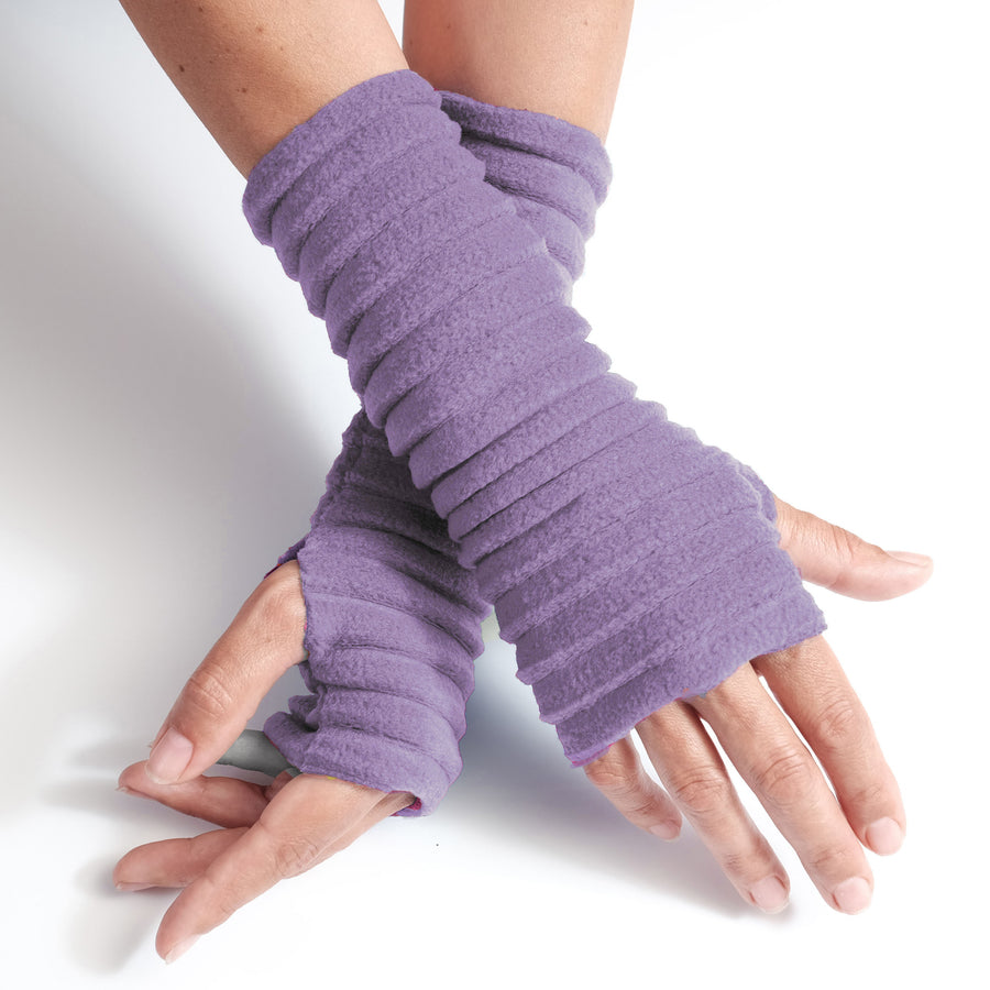 Wristees® Fingerless Gloves - Lilac